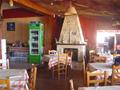 openhaard in het restaurant