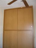 ingebouwde kasten in de slaapkamers